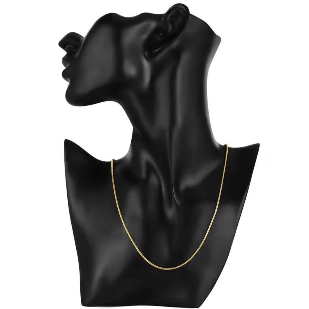 NWT 18K gold chain circular 16” brand new